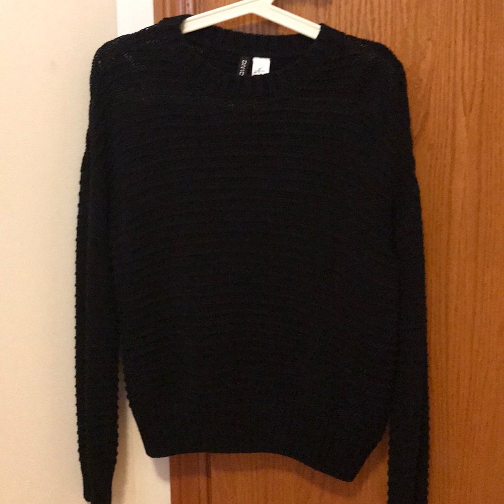 H&M black XS sweater